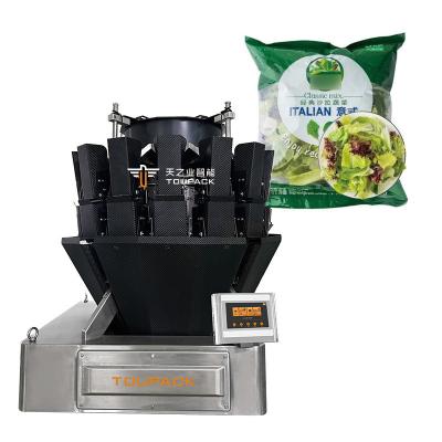 China Fresh Green Salad Vegetable Packaging Machine Vffs Multi-Weigher Bagging Machine Meatball Packaging Machine for sale