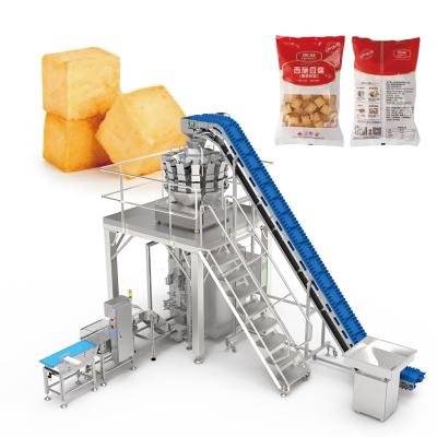 China Automatic Vffs Multihead Weigher Salad Vegetables Bagging Machine Fruit And Vegetable Packaging Machine for sale