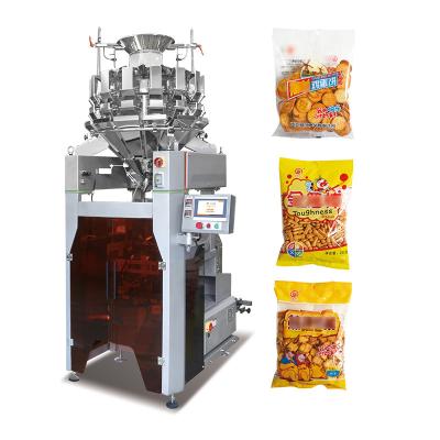 China Automatische Quantitative Partikel Snack Lebensmittel Versiegelung Füllung Verpackung VFFS Wiegen und Verpackung Maschine zu verkaufen