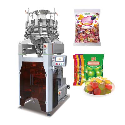 China 10/14 Hoppers Multihead Weigher Pellet Packing Machinery Plastic Bags Vertical Multi Head Weigher Packing Machine for sale