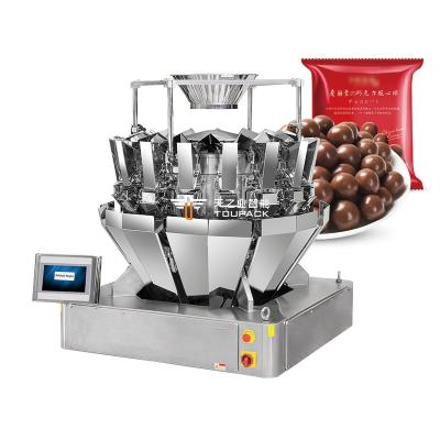 China Automatische plastic gemengde chocoladefles Granule vulmachine Chocolade bal Hard Candy vulmachine Te koop