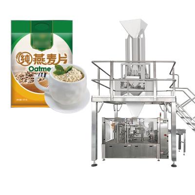 China Automatic Oats Broad Beans Red Beans 7 Head Linear Weigher Grain And Coarse Cereals Quantitative Packer Manufacturer for sale