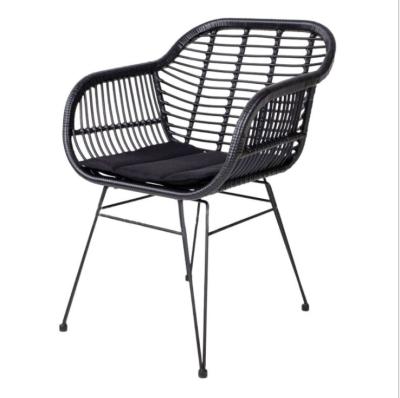 China Hot Sale Modern Modern Wicker Rattan Outdoor Dining Chair for sale