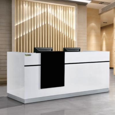 China Beautiful Waterproof Design Luxury Long Front Receipt Counter for sale