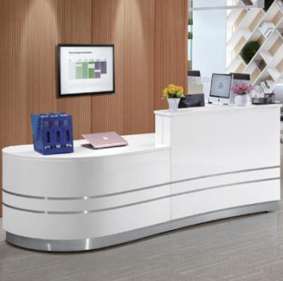 China Waterproof Classic European Style Commercial Used Office White Reception for sale