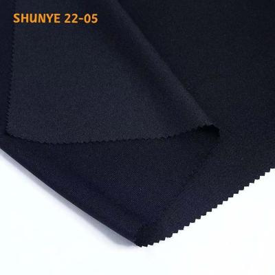 China Wholesale Twill Fabric Apparel Classic Black Polyester Pure Cotton Fabric for sale