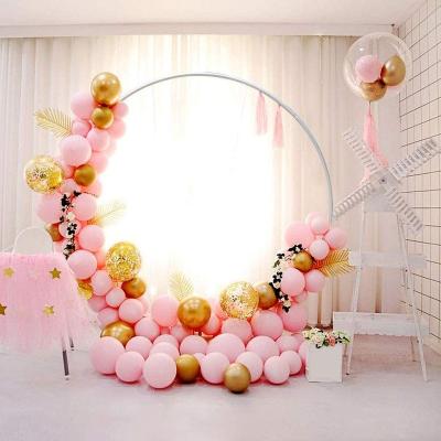 China Wedding Event Party Arch Backdrop Stand1.5m/4.92ft, Round Shape Metal Wedding Archway For Wedding Party for sale