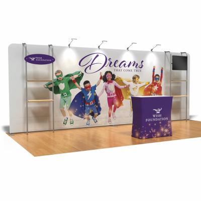 China Lightweight and portable 10' x 20' portable set product display for sale