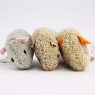 China Liveable Catnip Mice Train Cats Toys Fun Plush Interactive Pet Teeth Cleaning Toy for sale