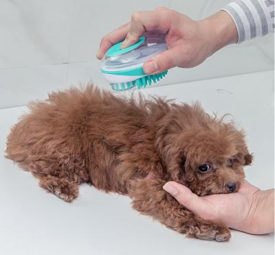 China New Viable Listing Wholesale Dog Bathing Brush Pet Grooming Tools Bathing Brush for sale