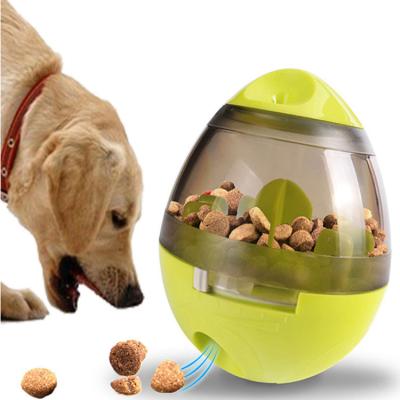 China Sustainable New Arrival Leakable Food Tumbler Toy Dog Interactive Training Toy Dog Feeder Bowl for sale