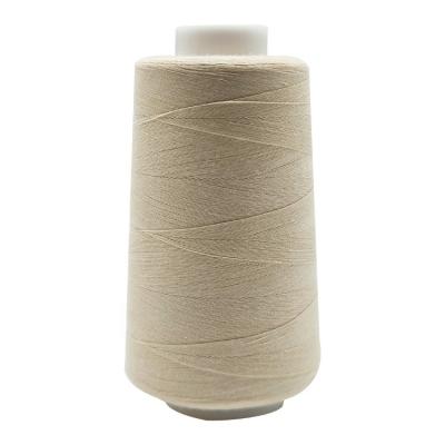 China Hot Selling High Tenacity 100% Polyester 3000y 30/2 Raw Dyed Cotton Sewing Thread for sale