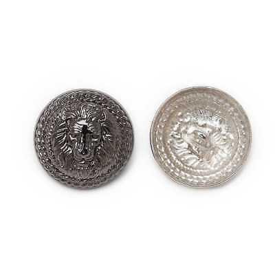 China High quality embossed nickel free durable washable dry cleaning metal vintage customization logo fashion copper leg clothing button for sale