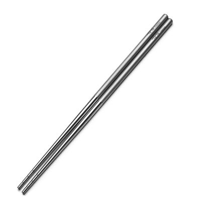 China TiTo Korean Not Stainless Steel Viable Titanium Metal Chopsticks Reusable Pure Titanium Solid Chopsticks for sale