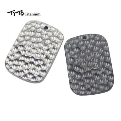 China Leisure TiTo Wholesale EDC Titanium Thumb Worry Stone Healing Massage Tumbled Stones For Relaxation for sale