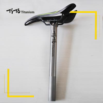 China Hot selling TITO alloy road bike carbon fiber road bicycle titanium bicycle parts 27.2/31.6 seatpost MTB straight tube for sale