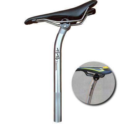 China Road Cycling TITO Length Can Be Customized Cycling Seatpost 27.2 Titanium Alloy Dropper Folding MTB Saddle Bike Saddle Post Cycling Bicycle Seatpost for sale