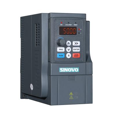 China Solar power system home 220v 380V inverter 0.5KW to 4.0KW high performance frequency vfd converter 50 to 60Hz AC drive for sale