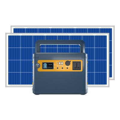 China Outdoor Solar Power Storage Bank Solar Power Station Portable Solar Generator Camping 1kWh for sale