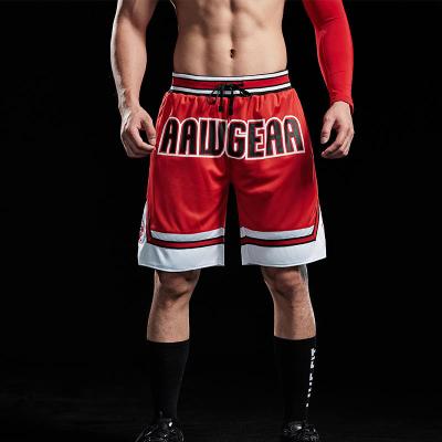 China Antibacterial Muscle Sports Fitness Shorts Men's Basketball Training Running Casual Loose Quick Dry Antiflash Pants for sale