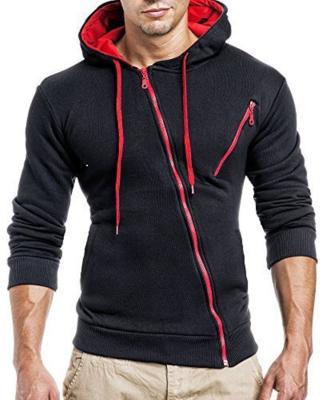 China 2021 Breathable Hoodie, Feature Diagonal Zipper, Men's Casual Thin Hoodie Hoo for sale