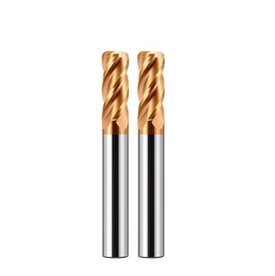 Cina D4 D20 Carbide End Mill, HRC58 Solid 4 Fregiatore a flauto per la lavorazione CNC in vendita