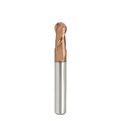 Κίνα HRC65 CNC Milling Solid Carbide Ball Nose End Mill Για σκληροποιημένο χάλυβα προς πώληση