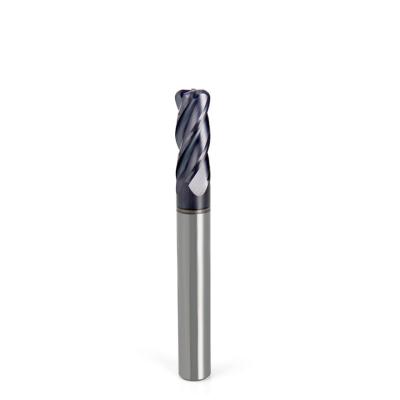 China HRC55 Carbide End Mills Corner Radius For Prehardening Steel for sale