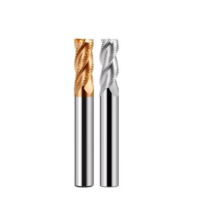 China HRC58 Solid Carbide Roughing End Mill Cutter Nano Beschichtung für Stahl zu verkaufen