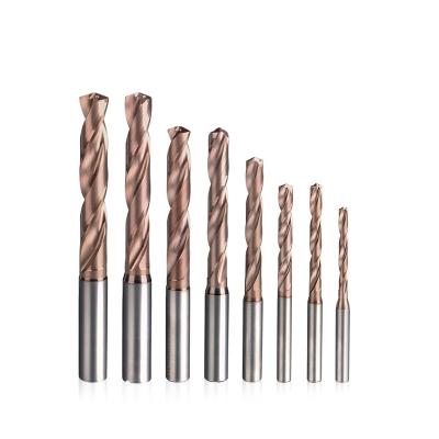 China Inner Coolant Hole Carbide Drill Insight Cutting Tools DIN 3XD Step Drill For Stainless Steel Te koop