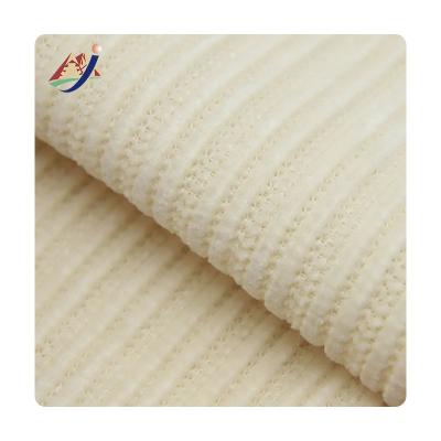 China Sueded modern design brushed chenille /polyester/spandex jacquard fabric for fall and winter clothing fabric for sale