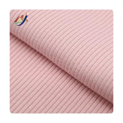 China Anti Pill In Stock Cheap Price Good Quality Rayon Spandex 2*2 Rib for sale