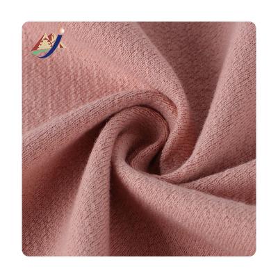 China Manufacturer 16S wrinkle cotton 40D spandex jacquard fabric autumn winter resistant wholesale men's fashion hoodie fabric for sale