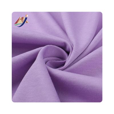 China Antistatic In Siro Running Jersey Fabric 20S/1 Silk 100% Cotton Jersey Knit Fabric Cotton for sale