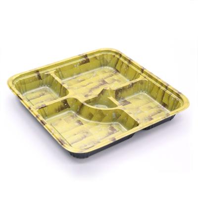 China CK-8307 Large Size Disposable Square Food Bento Container for sale