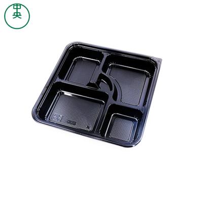 China Disposable bento box HIPS material dilivery take awayfood box packaging for sale