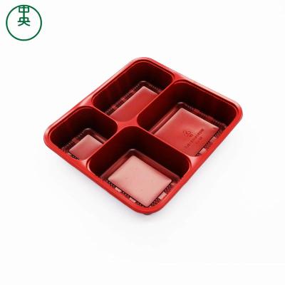 China Disposable Disposable Food Container Take Away Plastic Bowl Compartment Food Storage Box for sale