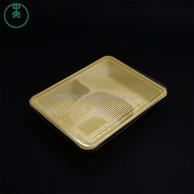 China Disposable Plastic Food Storage Container Take Out Lunch Box Compartment Food Packing Box for sale