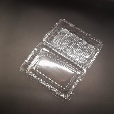 China High Quality Disposable Rectangular Mutton Beef Packing Box Transparent Container for sale