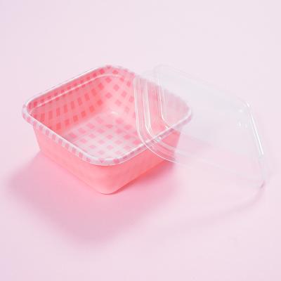 China OEM ODM Rectangular And Square Disposable Packaging Boxes For Desserts for sale