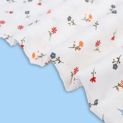 Chine 120GSM a imprimé double Gauze Fabric 40S pour la robe enceinte n'importe quelle conception à vendre