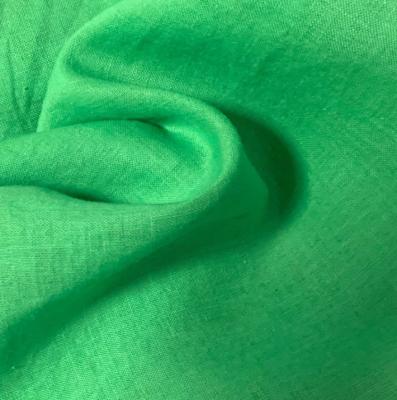 China Comfortable 32S Natural Green Gauze Fabric 120gsm Cotton Gauze Fabric For Clothing for sale