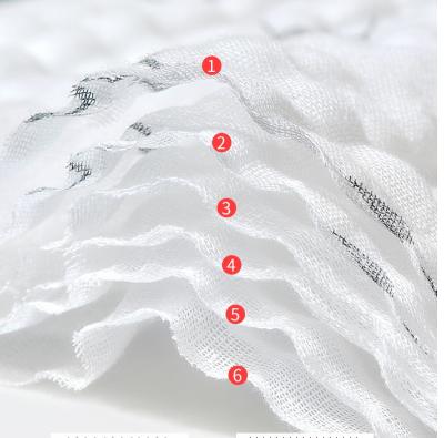 China 40S Thick Crepe 260GSM Soft Gauze Fabric For Baby Sleeping Clothing for sale