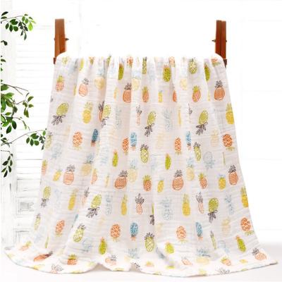 China Comfortable Vivid Design Colored  Soft Gauze Fabric 150gsm Non Irritating for sale