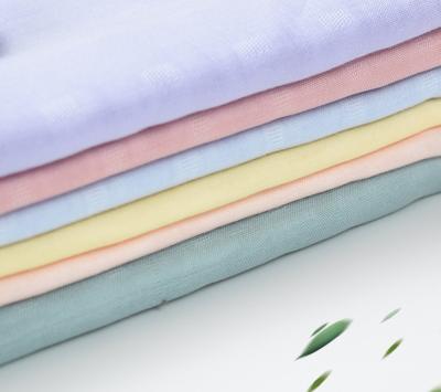 Cina Pannolino assortito Gauze Fabric degli infanti del tessuto di cotone del jacquard del modello 40S 150gsm in vendita