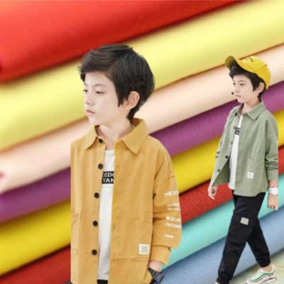 China TC6535 Uniform Fabric 130X 72  155GSM 32SX32S TC Polyester Cotton Woven Jacket Shirt Fabric for sale