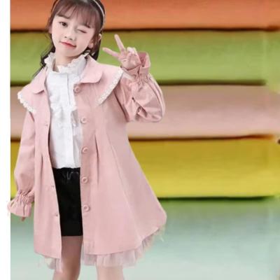 China Pink Color Jacket Uniform Thick Bush Cotton Coat Fabric 45SX45S 133X100 130GSM for sale