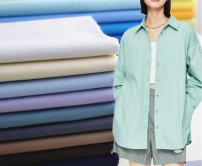 China Twill Stretch Spandex Comb Cotton Shirt Fabric 21sX21s 250GSM Uniform Coat for sale