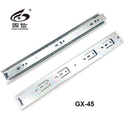 China Factory Price 45mm Modern Metal Cheap Drawer Slides Cheap Price Telescopic Channel for sale