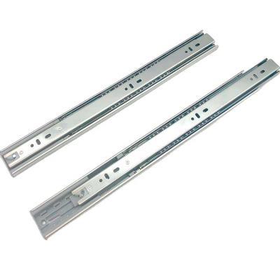 China Modern Soft Closing Drawer Slides Soft Narrow Track Rail Telescopic Drawer Handle With Buffer for sale